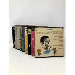 Lot of 9 Various Reel To Reel Tapes Andy Williams Al Martino Silk Satin Strings